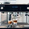Atlantis coffee machine near me Sector 15 Noida brewing two espresso shots simultaneously