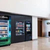 Atlantis coffee machine dealer near me Sector 72 Noida vending machines in modern office lobby