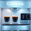 Atlantis vending premix distributor Ghaziabad coffee machine dispensing two cups of coffee