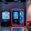 Atlantis vending machines for hotels sleek modern design with digital touch screens in hotel lobby