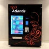 Atlantis coffee vending machines in Delhi black model with digital display and decorative design