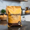 Amazon coffee premix 1kg for offices packaged bag on a kitchen countertop