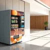 Best tea coffee vending machine dealers Noida modern vending machine in office lobby with multiple beverage selections