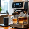 Lanbaosi coffee machine rental Tripura dual spout espresso maker for office use