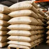 Wholesale coffee premix Tripura large sacks stacked for cafe vending