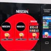 Nescafe coffee vending machine with touch screen for office coffee service
