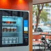 Office coffee vending machine Gurugram model with beverage selection in a modern workspace