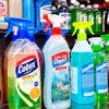 Cleaning supplies guide Noida with various disinfectant sprays and household cleaning products
