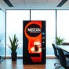 Nescafe vending machines Delhi NCR model in office setting with coffee cup image