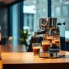 Espresso machine compact design for office coffee machines use
