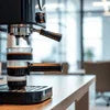 Atlantis coffee espresso machine compact size for office and cafe vending