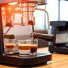 EspressoGear coffee machine 3 lane compact design for office and cafe vending