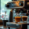 Coffee machine near me espresso maker dual spout for office use