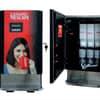 Nescafe vending machine with open door showing coffee options related to nescafe coffee machine price