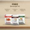 Amazon Plus Masala Tea Premix assorted flavors packaging for office and cafe vending
