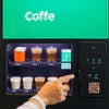 Atlantis coffee vending machine dealer Delhi NCR with touchscreen for office vending