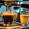 Coffee machine brewing espresso with crema for office coffee machine delhi use