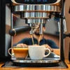 Nescafe vending machine espresso maker brewing coffee for office vending