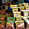 Godrej premix vending machine in mizoram displaying various premix packets for office vending
