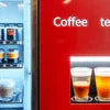 Multi-drink vending machine with coffee and tea options for office and cafe vending