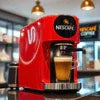 Nescafe coffee machine supplier Aligarh red coffee maker compact size for cafe vending