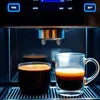 Coffee machine Noida for office brewing fresh espresso shots in glass cups