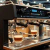Delonghi espresso coffee machine with dual spouts for office use from best coffee machine dealers in Delhi