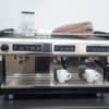 Professional coffee machine distributor in Jharkhand showcasing stainless steel espresso machine with cups
