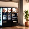 Coffee Vending Machine for Offices modern design multiple beverage options office vending