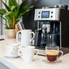Breville coffee machine for office with digital display brewing espresso drinks