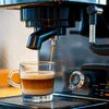 Coffee machine manufacturer espresso machine with cup for cafe vending