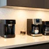 Tea Coffee Machine Noida black drip coffee maker with glass carafe for office use