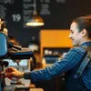 Atlantis Coffee Machine Customer using espresso machine for cafe vending