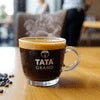 Tata coffee cup showcasing rich espresso flavor for office and cafe vending