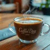 Atlantis Regular Coffee Premix cup with frothy coffee for office and cafe vending