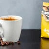 Amazon Cappuccino Premix sachet with prepared cup for office and cafe vending