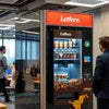Lofree coffee vending machine dealer Delhi with multimedia display for office and cafe vending