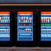 NCR 4 Lane Coffee Vending Machine with multiple drink options for office vending