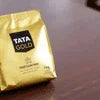 Tata Tea Gold 1kg pack in gold color for office and vending use showing Tata Tea Gold 1kg benefits