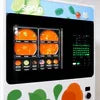 Automatic coffee machine Noida black vending model with digital touch screen and beverage options
