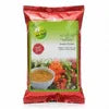Brand instant veg soup mix for vending machines in red and green packaging, 200g pack for office use