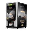 Atlantis coffee and tea vending machine offer featuring black compact model for office use