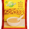 All Fresh brand Sweet Corn Soup Premix 1kg packet yellow color for office and vending use
