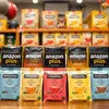 Amazon Plus Tea Premix dealer in Noida featuring various Amazon Plus tea premix packets in vibrant colors for vending and office use