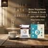 Amazon Plus Instant Coffee Vending Refill jars and box in brown and blue for office and vending use