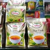 Amazon Plus tea premix packets in various flavors and sizes displayed for vending or office use at Amazon Plus tea premix shop near Noida Sector 62