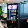 Black coffee vending machine Noida model with multiple coffee options for office use