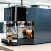 Atlantis coffee machine Ludhiana black office espresso machine with dual coffee cups brewing