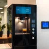 Black coffee vending machine Ajmer with digital display and multiple beverage options for office use