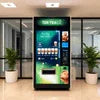 Tea Coffee Machine Rent in Delhi vending machine brand Selecta model Qik 4ft black for office use